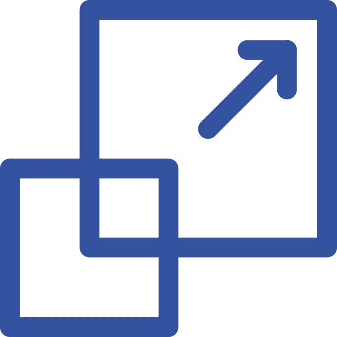 Skalierbare Lösungen Icon