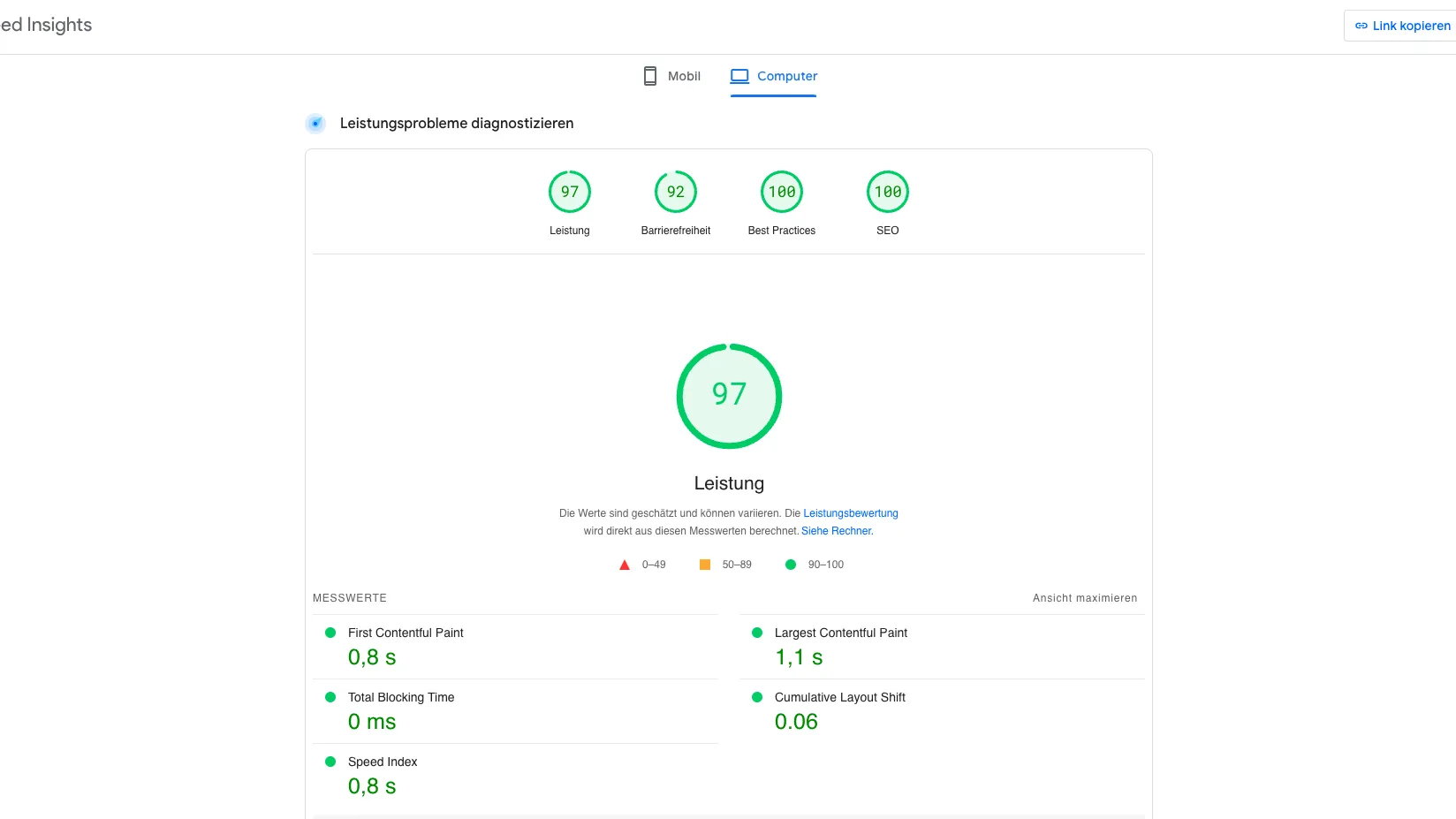 Shopware Performance Dashboard